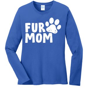 Fur Mom Ladies Long Sleeve Shirt