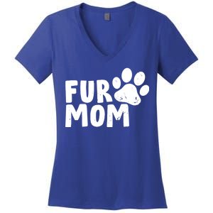 Fur Mom Women's V-Neck T-Shirt