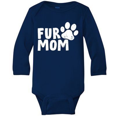 Fur Mom Baby Long Sleeve Bodysuit