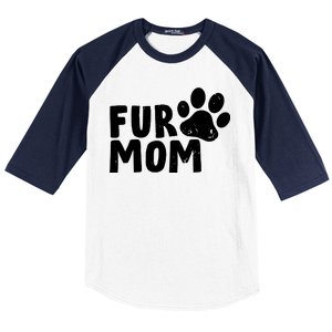 Fur Mom Baseball Sleeve Shirt