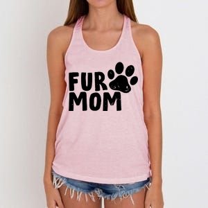 Fur Mom Women's Knotted Racerback Tank