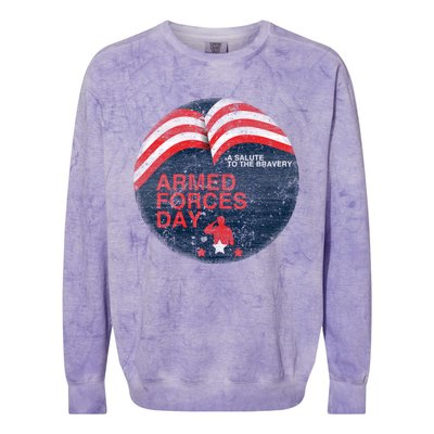 Funny Usa Retro For Memorial Day Or Independence To American Gift Colorblast Crewneck Sweatshirt