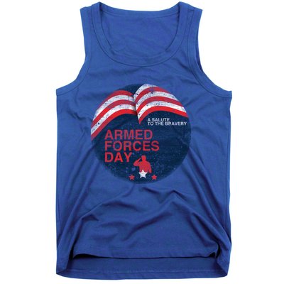 Funny Usa Retro For Memorial Day Or Independence To American Gift Tank Top