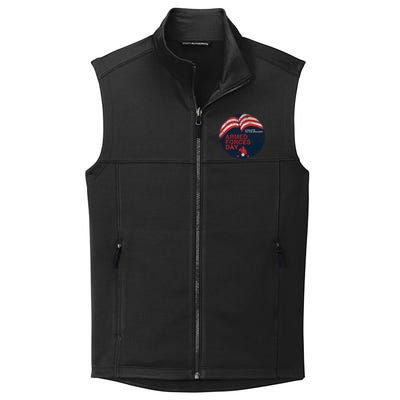 Funny Usa Retro For Memorial Day Or Independence To American Gift Collective Smooth Fleece Vest