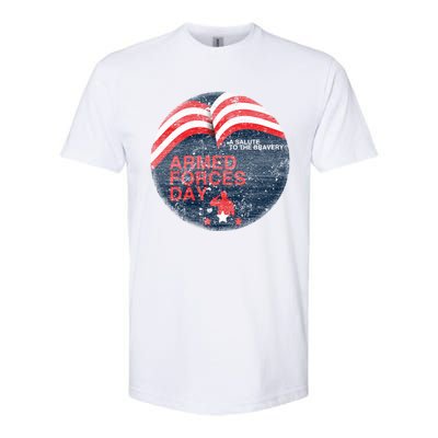 Funny Usa Retro For Memorial Day Or Independence To American Gift Softstyle CVC T-Shirt