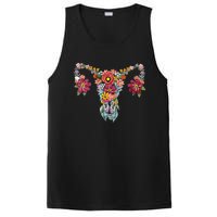 Floral Uterus Rights Feminist PosiCharge Competitor Tank