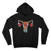 Floral Uterus Rights Feminist Tall Hoodie