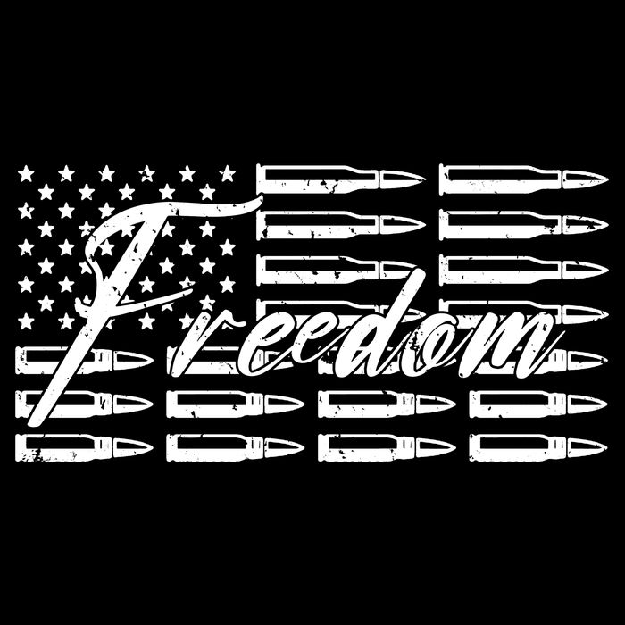 Freedom United States Gun Bullets Impact Tech Backpack