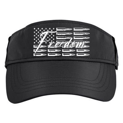 Freedom United States Gun Bullets Adult Drive Performance Visor