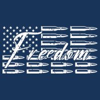 Freedom United States Gun Bullets 7 Panel Mesh Trucker Snapback Hat