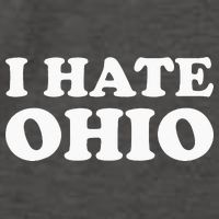 Funny US State Souvenir I Hate Ohio Vector Backpack