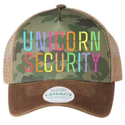 Funny Unicorn Security Halloween Mom Daughter Legacy Tie Dye Trucker Hat