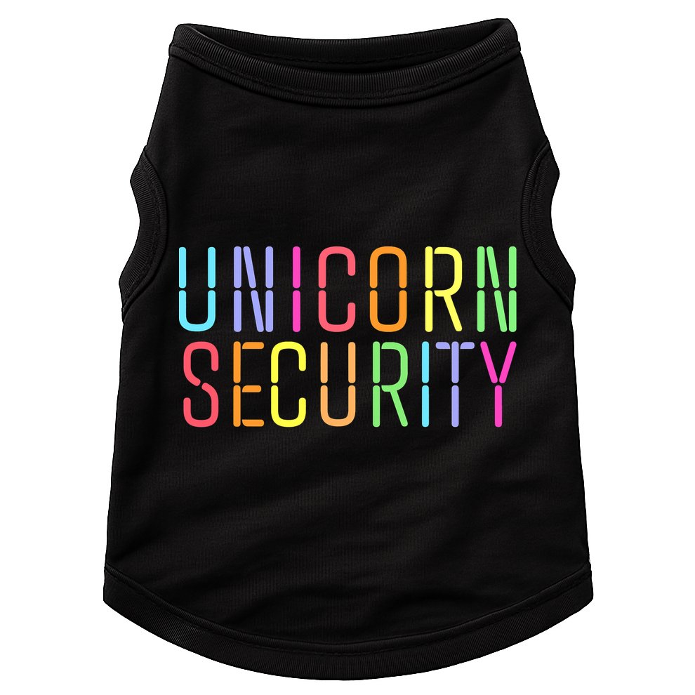 Funny Unicorn Security Halloween Mom Daughter Doggie Tank