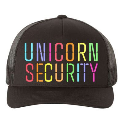 Funny Unicorn Security Halloween Mom Daughter Yupoong Adult 5-Panel Trucker Hat