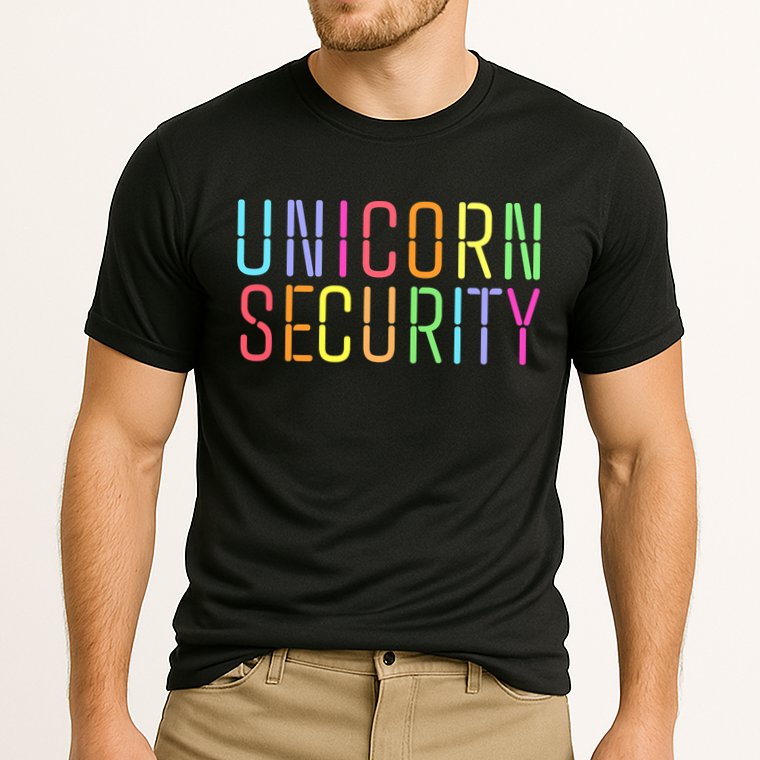 Funny Unicorn Security Halloween Mom Daughter Cooling Performance Crew T-Shirt