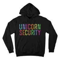 Funny Unicorn Security Halloween Mom Daughter Hoodie