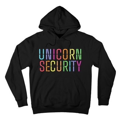 Funny Unicorn Security Halloween Mom Daughter Hoodie