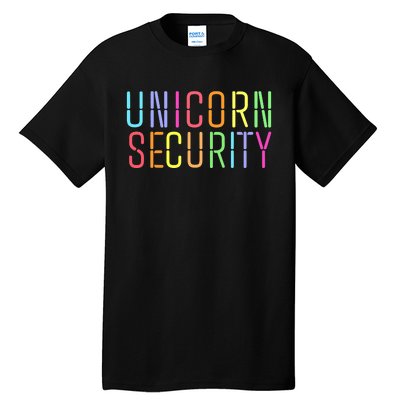 Funny Unicorn Security Halloween Mom Daughter Tall T-Shirt