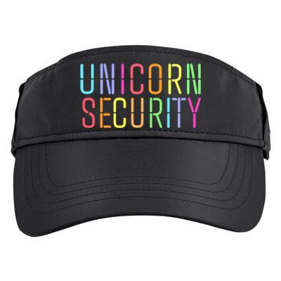 Funny Unicorn Security Halloween Mom Daughter Adult Drive Performance Visor