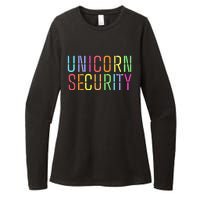 Funny Unicorn Security Halloween Mom Daughter Womens CVC Long Sleeve Shirt