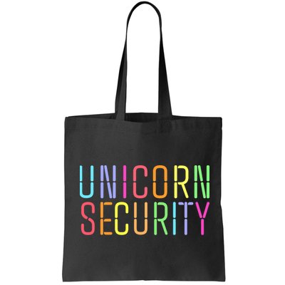 Funny Unicorn Security Halloween Mom Daughter Bag