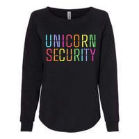 Funny Unicorn Security Halloween Mom Daughter Womens California Wash Sweatshirt