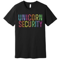 Funny Unicorn Security Halloween Mom Daughter Premium T-Shirt