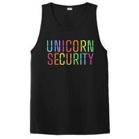 Funny Unicorn Security Halloween Mom Daughter PosiCharge Competitor Tank