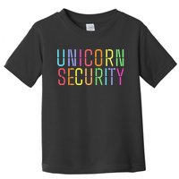 Funny Unicorn Security Halloween Mom Daughter Toddler T-Shirt