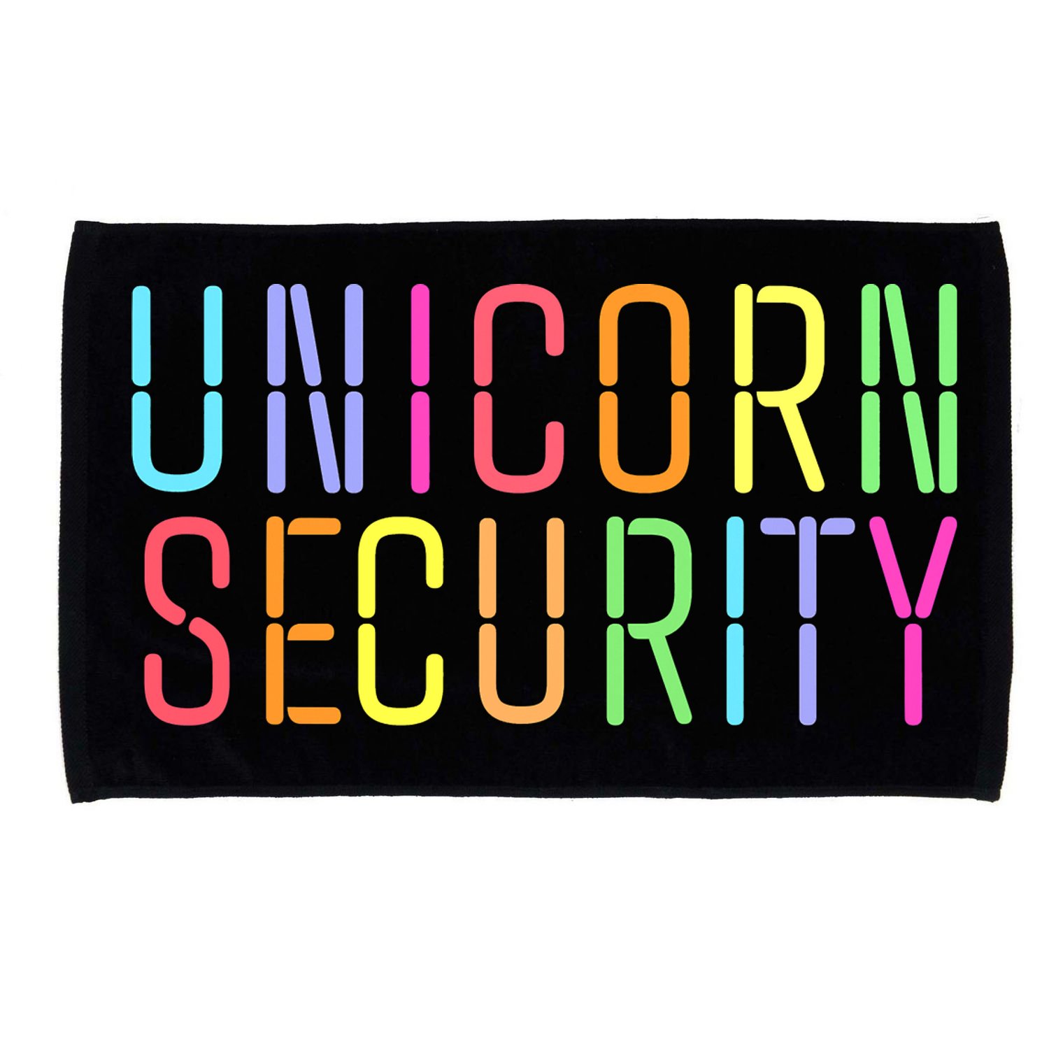 Funny Unicorn Security Halloween Mom Daughter Microfiber Hand Towel