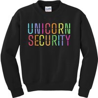 Funny Unicorn Security Halloween Mom Daughter Kids Sweatshirt