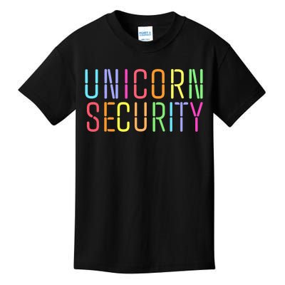 Funny Unicorn Security Halloween Mom Daughter Kids T-Shirt