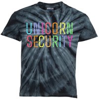 Funny Unicorn Security Halloween Mom Daughter Kids Tie-Dye T-Shirt