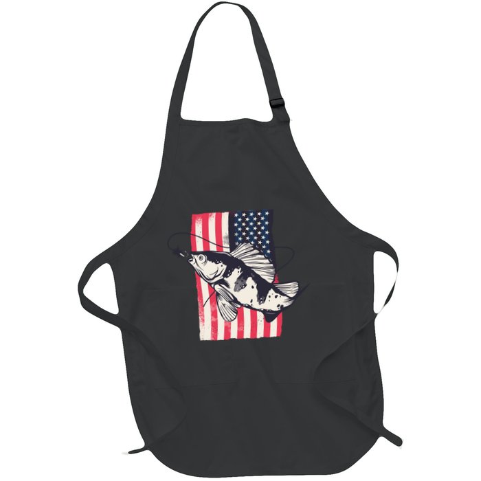 Fishing United States Flag Fisher Vintage Apron