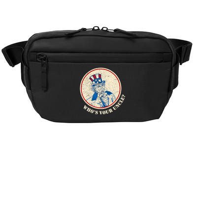 Funny Uncle Sam Whos Your Uncle Crossbody Pack