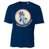 Funny Uncle Sam Whos Your Uncle Cooling Performance Crew T-Shirt