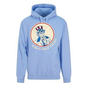 Funny Uncle Sam Whos Your Uncle Unisex Surf Hoodie