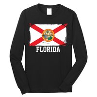 Florida United States Vintage Distressed Flag Long Sleeve Shirt