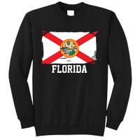 Florida United States Vintage Distressed Flag Sweatshirt