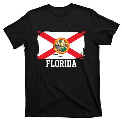 Florida United States Vintage Distressed Flag T-Shirt