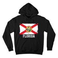 Florida United States Vintage Distressed Flag Tall Hoodie