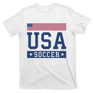 Funny USA Soccer  American Flag Soccer Fan  T-Shirt