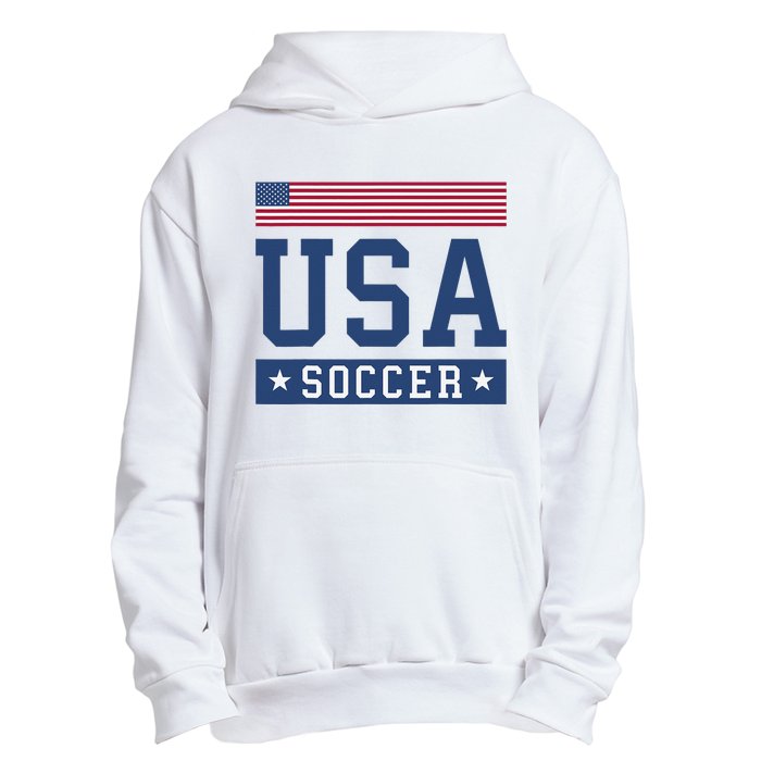 Funny USA Soccer  American Flag Soccer Fan  Urban Pullover Hoodie