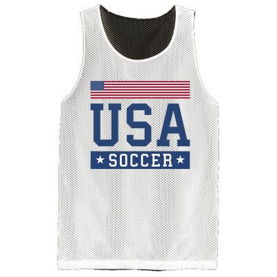 Funny USA Soccer  American Flag Soccer Fan  Mesh Reversible Basketball Jersey Tank