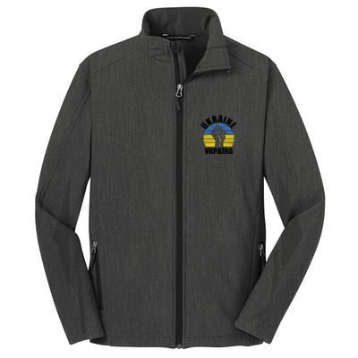 Free Ukraine Stand With Ukraine Ukrainian Support Ukraine Gift Core Soft Shell Jacket