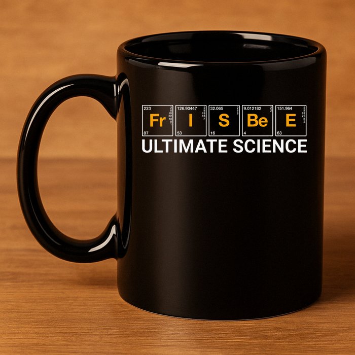 Frisbee Ultimate Science - Funny Disc Golf 11oz C Handle Ceramic Mug