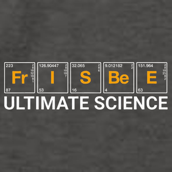 Frisbee Ultimate Science - Funny Disc Golf Vector Backpack