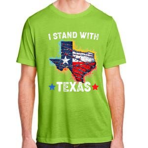 Flag Usa State Of Texas I Stand With Texas Adult ChromaSoft Performance T-Shirt