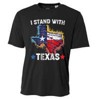 Flag Usa State Of Texas I Stand With Texas Cooling Performance Crew T-Shirt