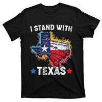 Flag Usa State Of Texas I Stand With Texas T-Shirt